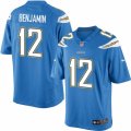 Mens Nike San Diego Chargers #12 Travis Benjamin Limited Electric Blue Alternate NFL Jersey