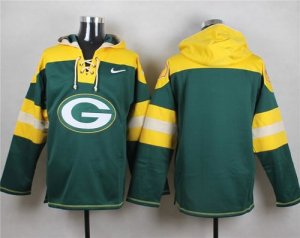 Nike Green Bay Packers Blank Green Player Pullover Hoodie