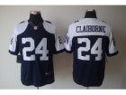 Nike Dallas Cowboys #24 Morris Claiborne Blue(Limited)jerseys