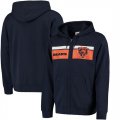 Chicago Bears Majestic Touchback Full Zip Hoodie Navy