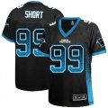 Womens Carolina Panthers #99 Kawann Short Black Drift Fashion Jersey