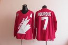nhl jerseys team canada olympic #7 bourque m&n red