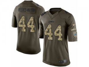 Mens Nike Detroit Lions #44 Jalen Reeves-Maybin Limited Green Salute to Service NFL Jersey