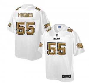 Nike Buffalo Bills #55 Jerry Hughes White Men NFL Pro Line Fashion Game Jersey