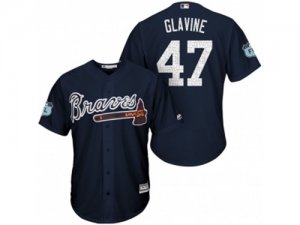 Mens Atlanta Braves #47 Tom Glavine 2017 Spring Training Cool Base Stitched MLB Jersey