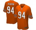 Mens Nike Chicago Bears #94 Leonard Floyd Game Orange Alternate NFL Jersey