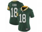 Women Nike Green Bay Packers #18 Randall Cobb Vapor Untouchable Limited Green Team Color NFL Jersey
