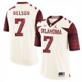 Oklahoma Sooners #7 Corey Nelson White 47 Game Winning Streak College Football Jersey