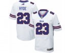 Mens Nike Buffalo Bills #23 Micah Hyde Elite White NFL Jersey