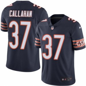 Mens Nike Chicago Bears #37 Bryce Callahan Limited Navy Blue Rush NFL Jersey