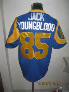 St. Louis Rams #85 jack youngblood blue