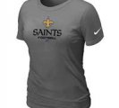 Women New Orleans Sains D.Grey T-Shirt