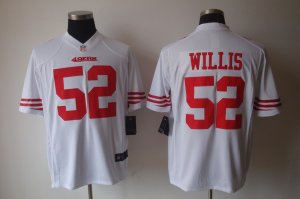 Nike San Francisco 49ers #52 Willis white Game Jerseys