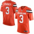 Men's Nike Cleveland Browns #3 Cody Parkey Limited Orange Alternate NFL Jersey