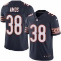 Mens Nike Chicago Bears #38 Adrian Amos Limited Navy Blue Rush NFL Jersey