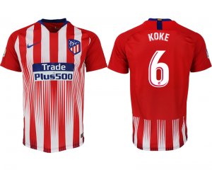 2018-19 Atletico Madrid 6 KOKE Home Thailand Soccer Jersey