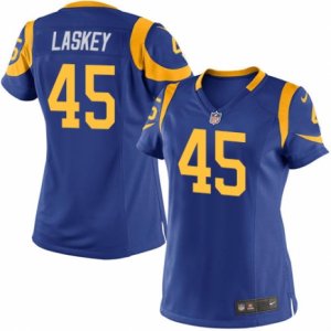 Women\'s Nike Los Angeles Rams #45 Zach Laskey Limited Royal Blue Alternate NFL Jersey