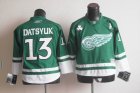 youth nhl jerseys detroit red wings #13 datsyuk green