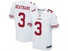 Mens Nike San Francisco 49ers #3 C. J. Beathard Elite White NFL Jersey