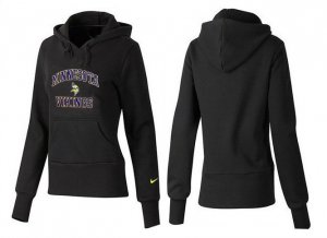 Women Minnesota Vikings Logo Pullover Hoodie-016