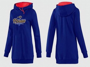 Women St. Louis Rams Logo Pullover Hoodie-028