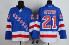 nhl new york rangers #21 STEPAN blue