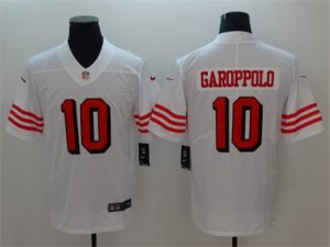 Nike 49ers #10 Jimmy Garoppolo White Color Rush Vapor Untouchable Limited Jersey