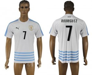 Uruguay #7 Rodriguez Away Soccer Country Jersey