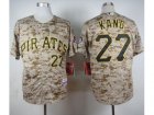 MLB Pittsburgh Pirates #27 Jung-ho Kang Camo Alternate Cool Base Stitched Baseball jerseys