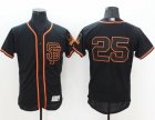 San Francisco Giants #25 Barry Bonds Black Flexbase Authentic Collection Alternate Stitched Baseball Jersey