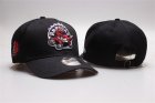 Raptors Fresh Logo Black Peaked Adjustable Hat YP