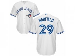 Youth Majestic Toronto Blue Jays #29 Jesse Barfield Replica White Home MLB Jersey