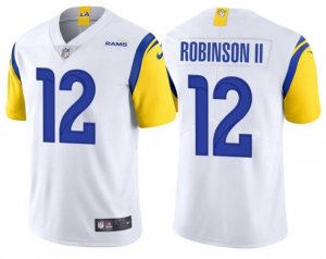 Nike Rams #12 Allen Robinson II White Vapor Limited Jersey