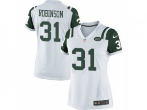 Womens Nike New York Jets #31 Khiry Robinson Limited White NFL Jersey