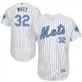 New York Mets #32 Steven Matz White(Blue Strip) Flexbase Authentic Collection 2016 Fathers Day Stitched Baseball Jersey