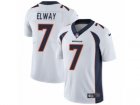 Mens Nike Denver Broncos #7 John Elway Vapor Untouchable Limited White NFL Jersey