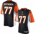 Men's Nike Cincinnati Bengals #77 Andrew Whitworth Limited Black Team Color NFL Jersey