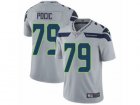 Mens Nike Seattle Seahawks #79 Ethan Pocic Vapor Untouchable Limited Grey Alternate NFL Jersey