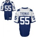 nfl dallas cowboys #55 thomas thanksgiving blue