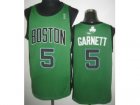 nba Boston Celtics #5 Kevin Garnett Green jerseys[Revolution 30]Black Number