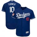 Dodgers #10 Justin Turner Royal 2019 Spring Training Flexbase Jersey