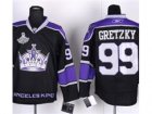 nhl jerseys los angeles kings #99 GRETZKY black-purple[2012 stanley cup champions]