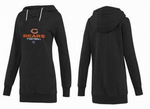 Women Chicago bears Logo Pullover Hoodie-045