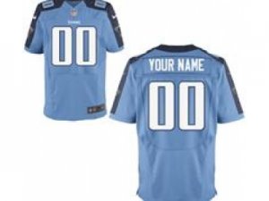 Men\'s Nike Tennessee Titans Customized Elite Team Color Jerseys