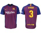 2018-19 Barcelona 3 PIQUE Home Thailand Soccer Jersey