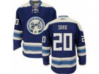 Youth Reebok Columbus Blue Jackets #20 Brandon Saad Authentic Navy Blue Third NHL Jersey