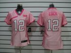 Nike Womens Indianapolis Colts #12 Luck Pink Colors Be Luv d Jerseys