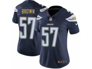 Women Nike Los Angeles Chargers #57 Jatavis Brown Vapor Untouchable Limited Navy Blue Team Color NFL Jersey