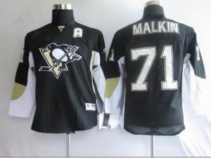 youth nhl pittsburgh penguins #71 malkin black