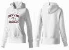 Women Denver Broncos Logo Pullover Hoodie-111